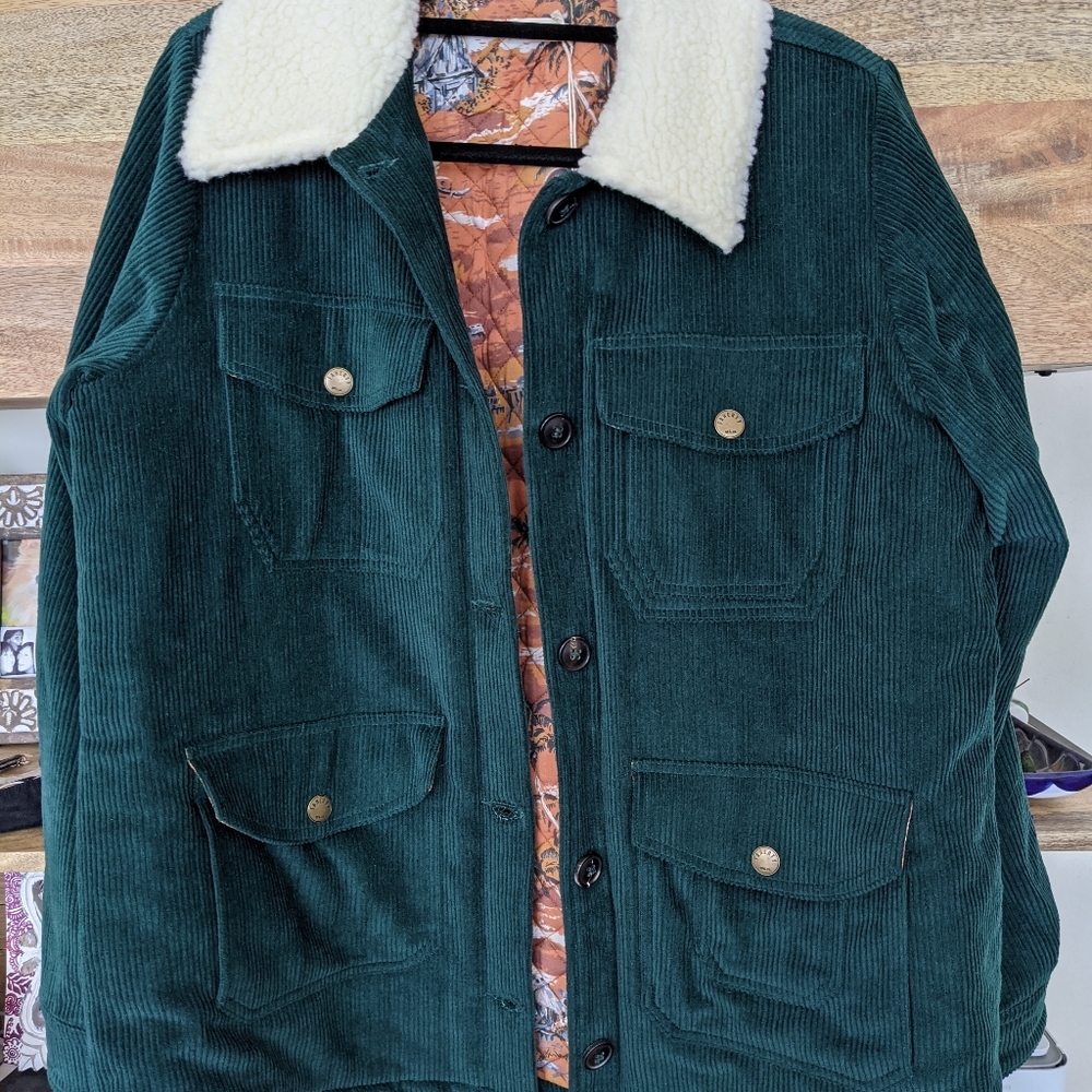 Faherty corduroy lined shaket